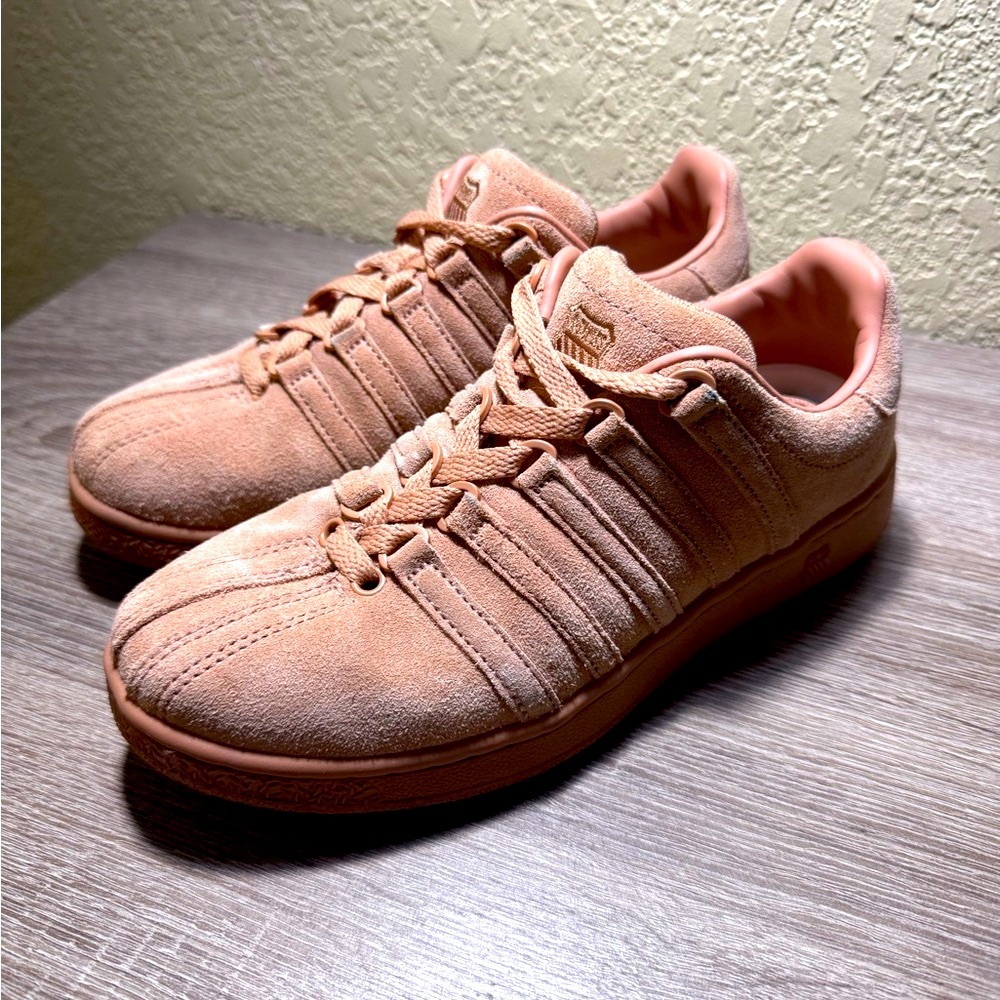 K Swiss Blush Suede Trainers